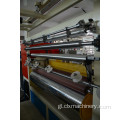 Máquina automática de fabricación de películas de estiramento de tres parafusos